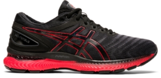 asics gel nimbus  16 kids red