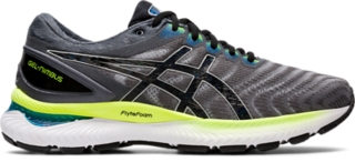 asics grey running shoes