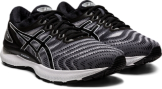 Men's GEL-NIMBUS 22, White/Black, Running Shoes