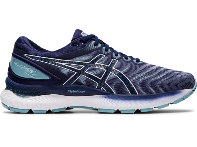 Men's GEL-NIMBUS 22 | Smoke Blue/Peacoat | Running Shoes | ASICS