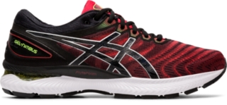 asics red and black
