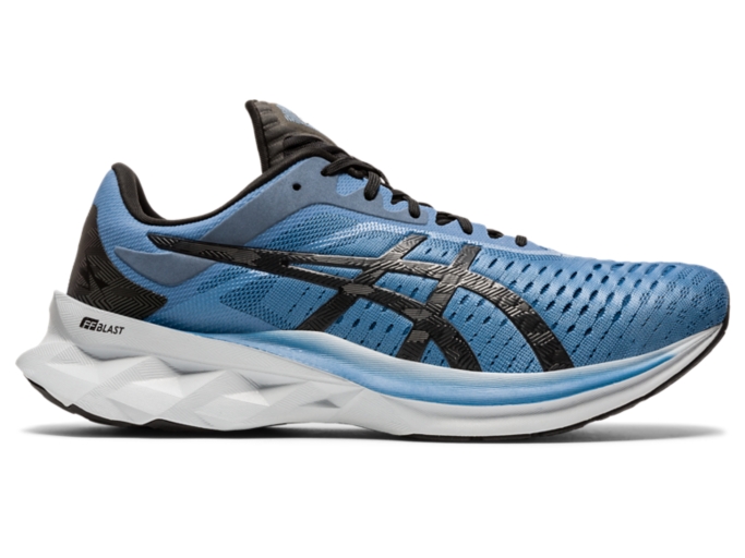 Men's NOVABLAST | Grey Floss/Black | Running Shoes | ASICS