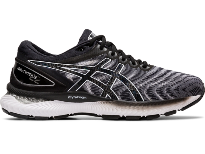 Men's GEL-NIMBUS 22 EXTRA WIDE | White/Black | Running Shoes | ASICS