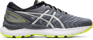 asics gel nimbus  19 kids Silver