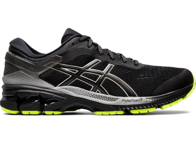 Men's GEL-KAYANO 26 LITE-SHOW | Black/Black | Running Shoes | ASICS