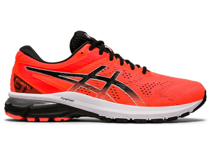 Men s GT 2000 8 Sunrise Red Black Running Shoes ASICS