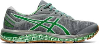 Men's GEL-Cumulus 20 Boston | Stone Grey/White | Running Shoes | ASICS