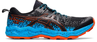 Men s FujiTrabuco Lyte Black Digital Aqua Trail Running Shoes