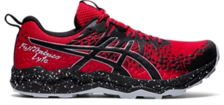 red asics running shoes