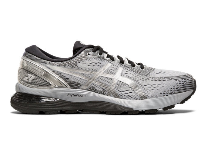 Asics gel-nimbus 21 platinum outlet women's white frosted almond