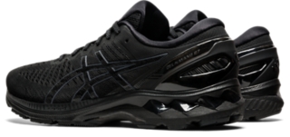 black asic shoes