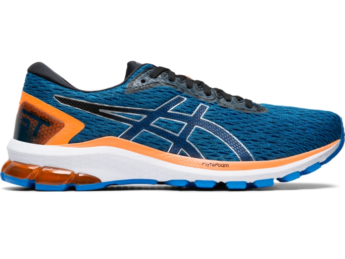 Asics gt 1000 blue black sale