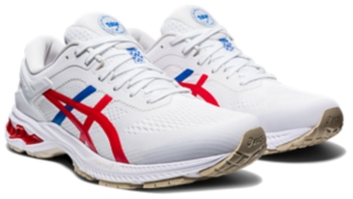 GEL-KAYANO 26 | MEN | WHITE/CLASSIC RED 