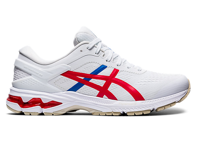 Alternative image view of GEL-KAYANO 26, White/Classic Red