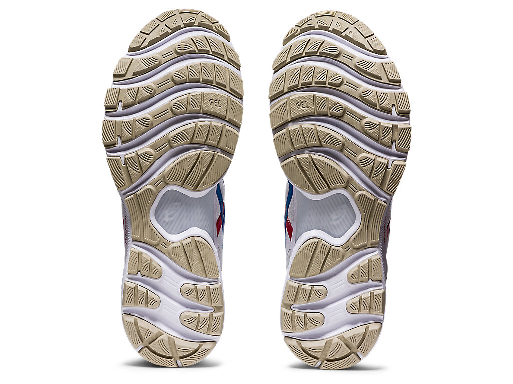 Men's GEL-NIMBUS 22 | White/Electric Blue | Running Shoes | ASICS