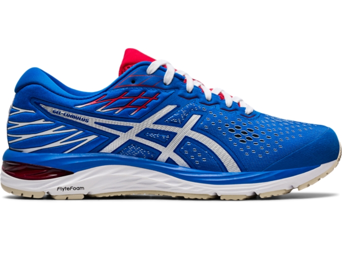 Men's GEL-CUMULUS 21 | Electric Blue/White | Running Shoes | ASICS