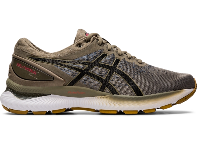 Men's GEL-NIMBUS 22 Knit | Mink/Black | Running Shoes | ASICS