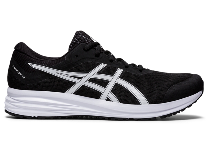 Men's PATRIOT 12 | Black/White | Running Shoes | ASICS