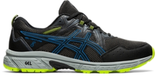 Men's GEL-VENTURE 8 | BLACK/DIRECTOIRE BLUE | Trail Running | ASICS