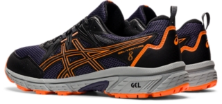 Men's GEL-VENTURE 8 | Black/Shocking Orange | Trail Running Shoes