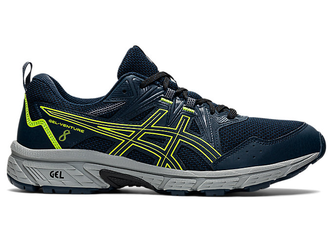 Image 1 of 7 of Men's French Blue/Hazard Green GEL-VENTURE 8 Men's Trail Running Shoes & Trainers