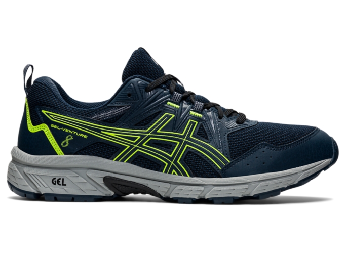 Men's GEL-VENTURE 8 | French Blue/Hazard Green | Trail Running Shoes ...