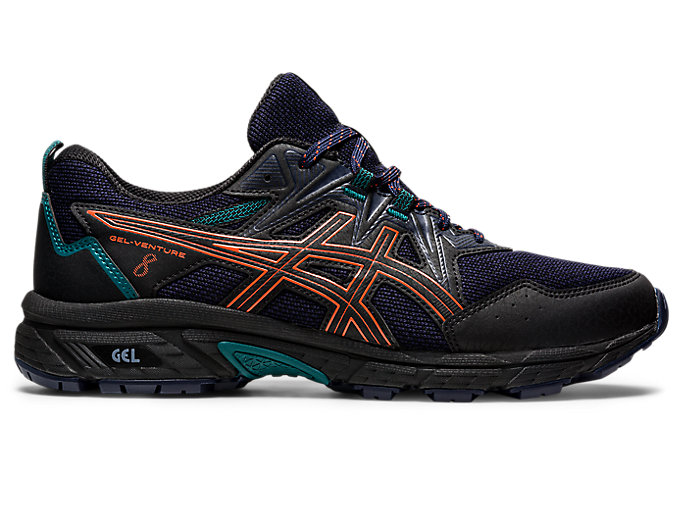 Image 1 of 7 of Homem Midnight/Cherry Tomato GEL-VENTURE™ 8 Men's Trail Running Shoes & Trainers