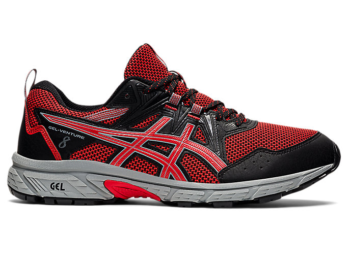 Image 1 of 7 of Men's Fiery Red/Sheet Rock GEL-VENTURE™ 8 Men's Trail Running Shoes & Trainers