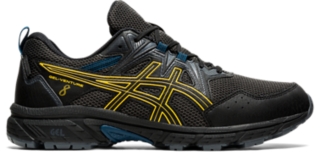 Men's GEL-VENTURE 8 WATERPROOF | BLACK/SAFFRON | Trail Running | ASICS