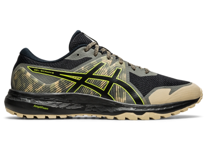 Men's GEL-SCRAM 6 | Black/Neon Lime | Trail Running Shoes | ASICS