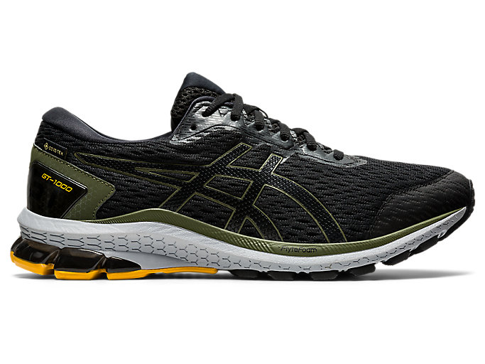 Climatic mountains Proposal Against the will Men's GT-1000 9 G-TX | Black/Smog Green | Running Shoes | ASICS