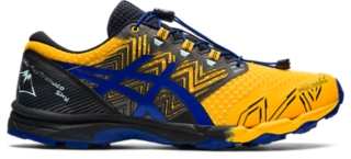 Men's GEL-FUJITRABUCO SKY | Sunflower/Monaco Blue | Trail Running Shoes |