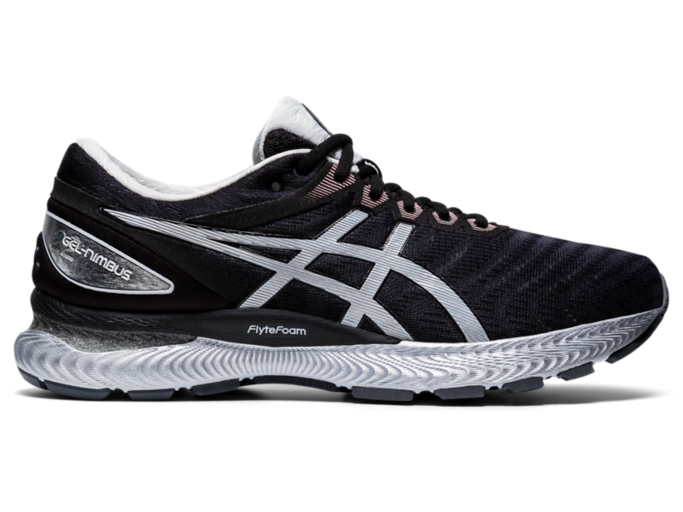 Men's GEL-NIMBUS 22 | Black/Pure Silver | Running Shoes | ASICS