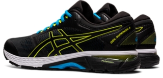 Men's GEL-SUPERION™4 Black/Digital Aqua | Running | ASICS Outlet