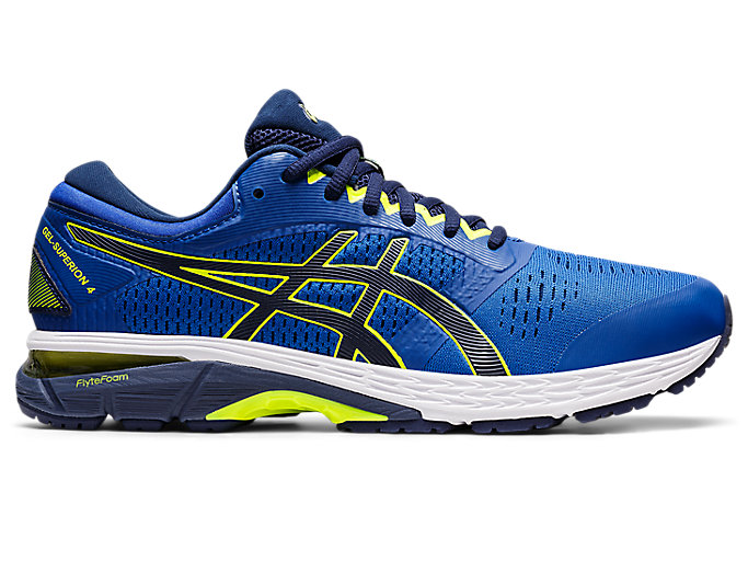 Alternative image view of GEL-SUPERION 4, Asics Blue/Safety Yellow