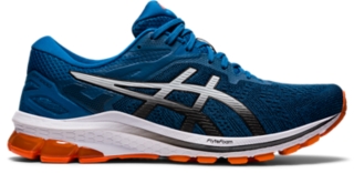 Men S Gt 1000 10 4e Reborn Blue Black Running Shoes Asics