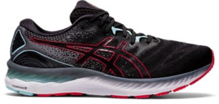 Men's GEL-NIMBUS™ | Black/Electric Red Running | Outlet