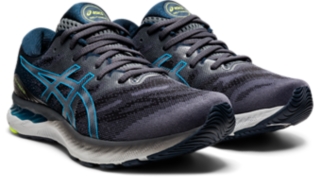 Men's GEL-NIMBUS | Carrier Grey/Digital Aqua | Running Shoes | ASICS