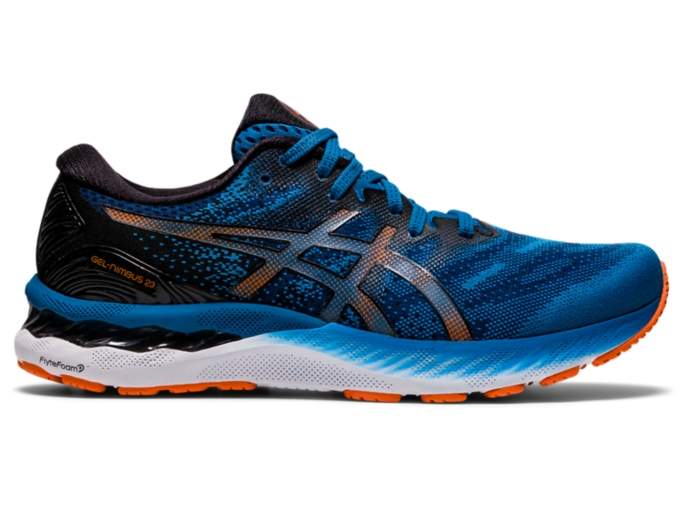 Men's GEL-NIMBUS 23 | Reborn Blue/Black | Running Shoes | ASICS