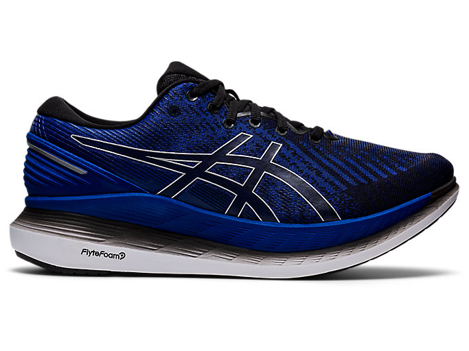 Image 1 of 7 of Men's Black/Blue GLIDERIDE™ 2 Men's Running Shoes & Trainers