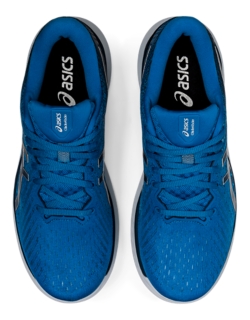 asics glideride black blue