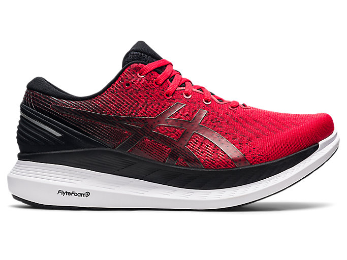 Image 1 of 7 of Men's Electric Red/Black GLIDERIDE™ 2 Chaussures Running Pour Hommes