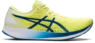 Men s HYPERSPEED Glow Yellow Deep Sea Teal Running ASICS