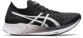 Men s MAGIC SPEED Black White Running ASICS Australia