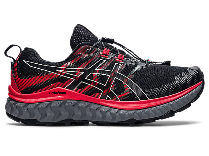 Image 1 of 7 of Men's Black/Electric Red TRABUCO MAX Chaussures de course de trail pour homme