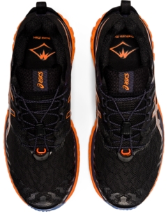 UNISEX TRABUCO MAX, Black/Shocking Orange, Chaussures de course de  sentier masculin