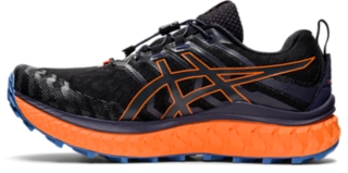 UNISEX GEL-Trabuco 10, Shocking Orange/Black, Chaussures de course de  sentier masculin