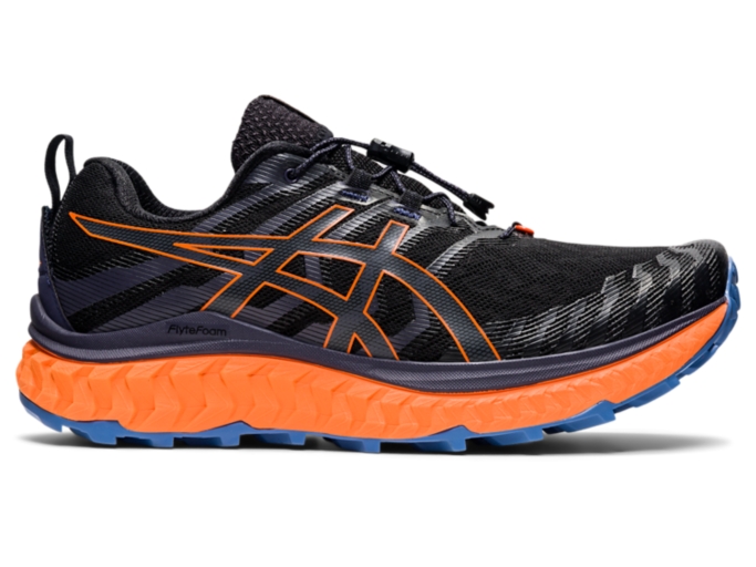 Men's GEL-TRABUCO 10, Black/Shocking Orange, Trail Running Shoes