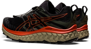 Men's FujiSpeed, Black/Cherry Tomato, Trail Running Shoes