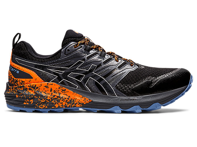 Image 1 of 7 of Men's Black/Pure Silver GEL-TRABUCO TERRA Men's Trail Running Shoes & Trainers